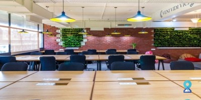 How much space does an employee need in office space in Chandigarh?