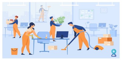 Which Are the Office Spots Which Needs to Be Cleaned Multiple Times a Day