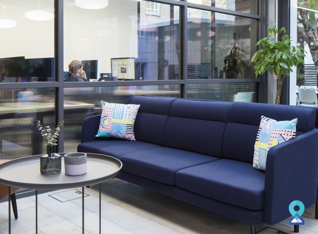 coworking space in Farringdon, London